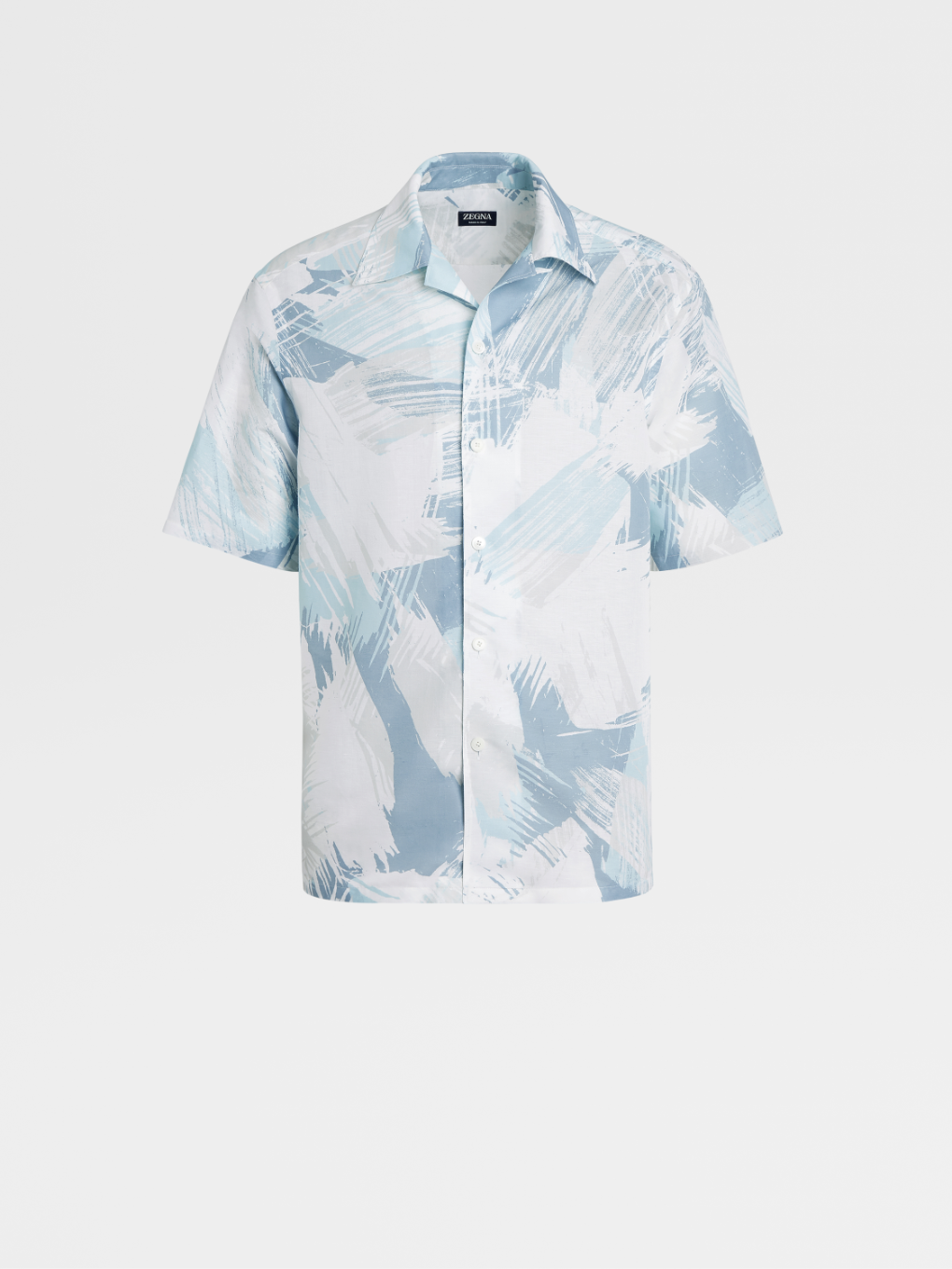 Off White/Light Blue/White